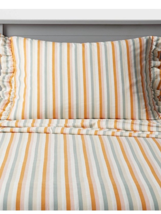 Pillowfort Other - PILLOWFORT NWT Striped Cotton Kids' Sheet Set -multi -full